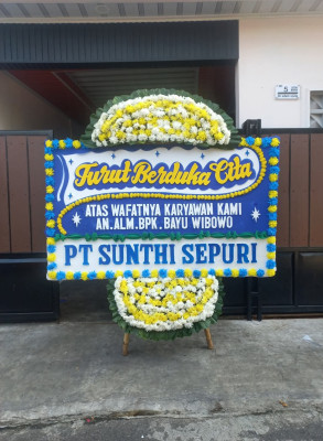 Papan Bunga Duka di Wereka